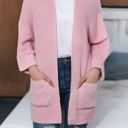  HIDDEN GEMS | Solid Open Front Cardigan