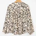  HIDDEN GEMS | Floral Batwing Sleeve Buttoned Shirt