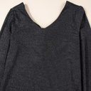  HIDDEN GEMS | Metallic Bow Open Back Top