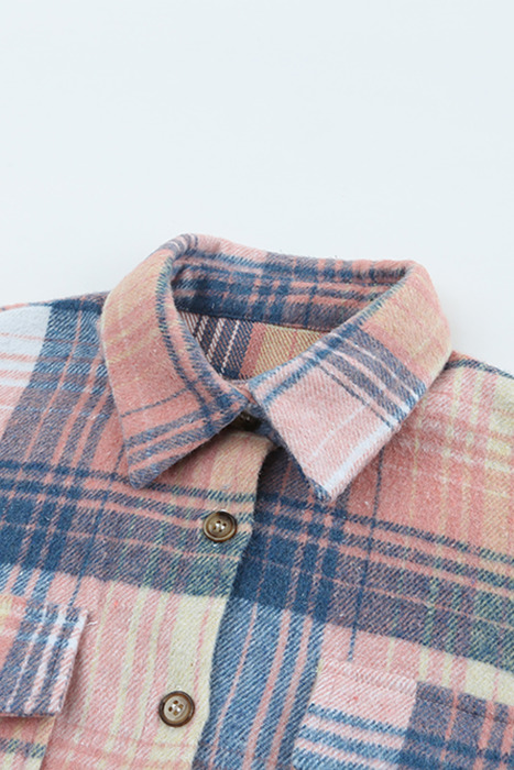 HIDDEN GEMS | Plaid Flap Pocket Shacket