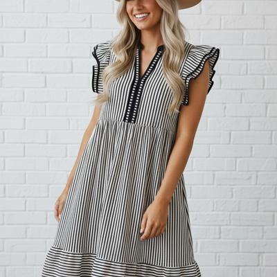 Dreamer Days Stripe Midi Dress
