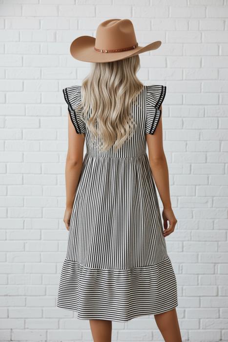 Dreamer Days Stripe Midi Dress