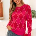 Rose Red Small Valentine Shine Soft Knit Sweater