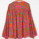  HIDDEN GEMS | Floral Batwing Sleeve Buttoned Shirt