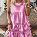  Catalina Tiered Stripe Sleeveless Dress
