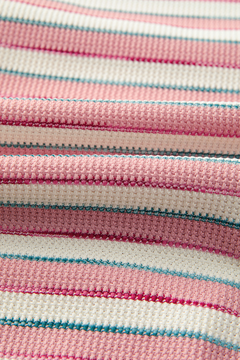 HIDDEN GEMS | Stripe Patchwork Henley Top