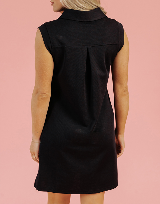 HIDDEN GEMS | Essential Collared V-Neck Dress