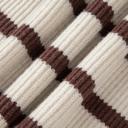  HIDDEN GEMS | Stripe Ribbed Henley Slouchy Sweater