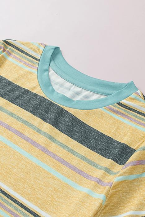 Sunny Days Multicolor Stripe Top
