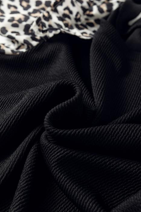 Free Flowing Ruffle Leopard Top