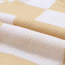  HIDDEN GEMS | Checker Bishop Sleeve Sweater