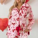 Red Small Be Mine Bow Tie PJ Set