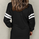  HIDDEN GEMS | Varsity Stripe Sweatshirt Dress