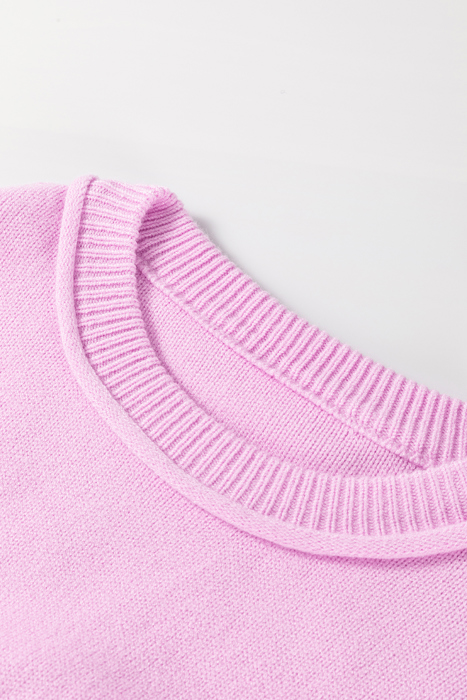 HIDDEN GEMS | Chest Pocket Ribbed Trim Sweater
