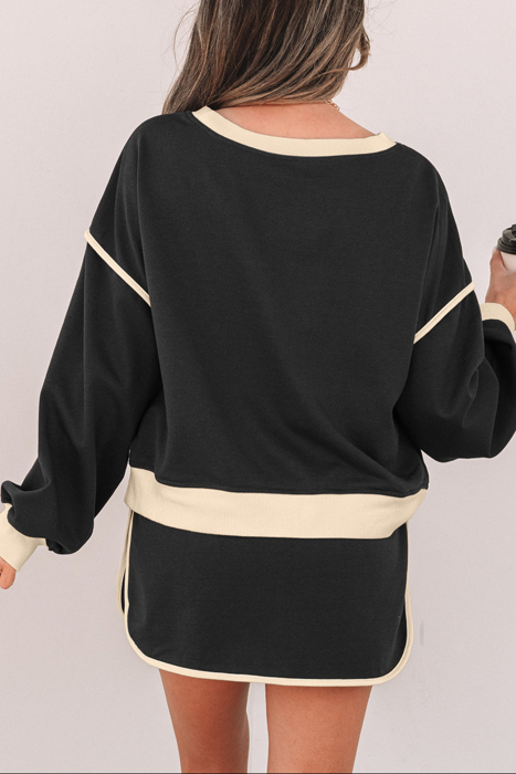 HIDDEN GEMS | Colorblock Top and Skort Set