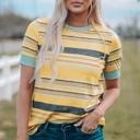  Sunny Days Multicolor Stripe Top