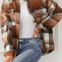  HIDDEN GEMS | Plaid Flap Pocket Shacket