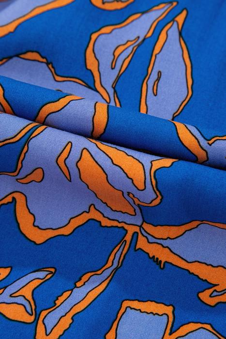 HIDDEN GEMS | Floral Batwing Sleeve Buttoned Shirt