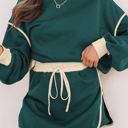  HIDDEN GEMS | Colorblock Top and Skort Set