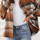  HIDDEN GEMS | Plaid Flap Pocket Shacket