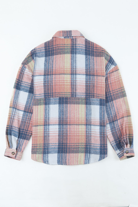 HIDDEN GEMS | Plaid Flap Pocket Shacket