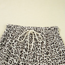  Clearance! Leopard Drawstring Elastic Pants