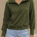  HIDDEN GEMS | Fleece Lined Zip-Up Sweatshirt