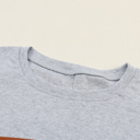  HIDDEN GEMS | Stripe Colorblock Bishop Sleeve Top