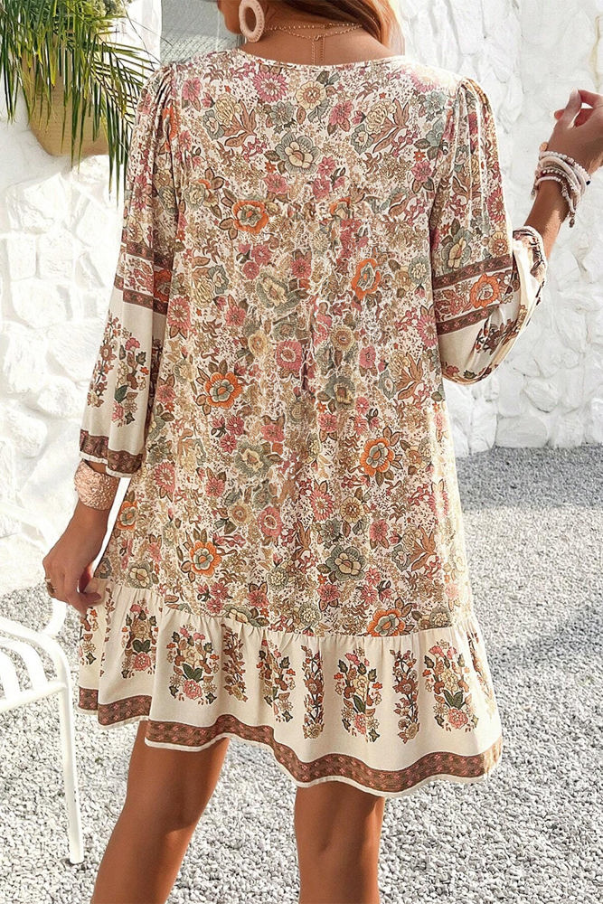 The Breanne Boho Loose Fit Dress