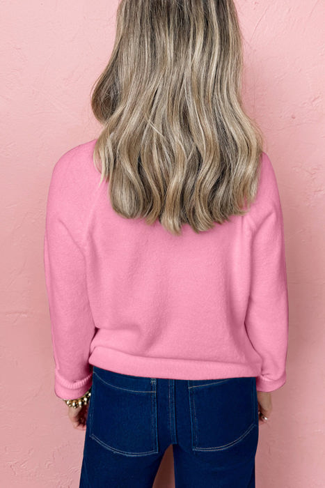HIDDEN GEMS | MERRY Christmas Raglan Sleeve Sweater