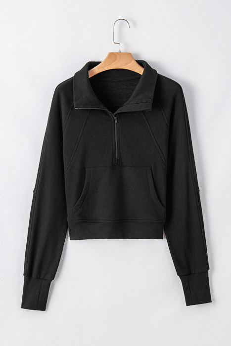 HIDDEN GEMS | Fleece Lined Zip-Up Sweatshirt