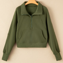 HIDDEN GEMS | Fleece Lined Zip-Up Sweatshirt