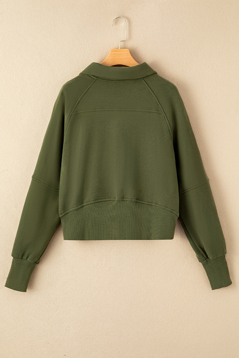 HIDDEN GEMS | Fleece Lined Zip-Up Sweatshirt