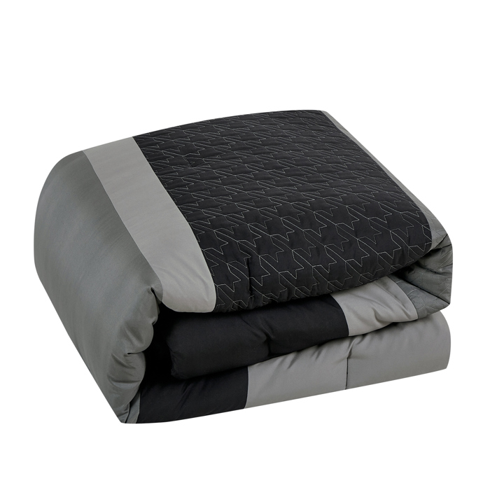 6 Piece Luxury Patchwork Comforter Set