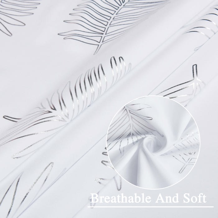 Throw Pillow Covers with Scalloped Border, Set of 2, 18"x18"