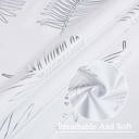  Throw Pillow Covers with Scalloped Border, Set of 2, 18"x18"