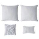  7 Piece Gray Chenille Jacquard Comforter Set