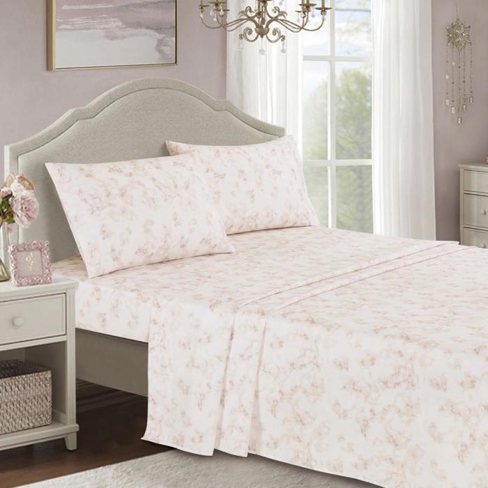 7 Piece Abstract Bed in a Bag Comforter Set with Bed Sheets