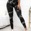  Tie Dye Seamless High Waisted Workout Leggings Sports Pants
