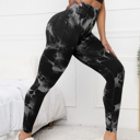  Tie Dye Seamless High Waisted Workout Leggings Sports Pants
