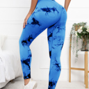  Tie Dye Seamless High Waisted Workout Leggings Sports Pants