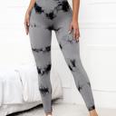  Tie Dye Seamless High Waisted Workout Leggings Sports Pants
