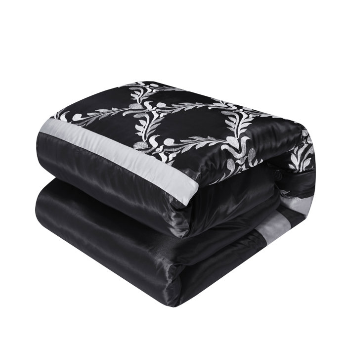 7 Piece Embroideried Bed In A Bag Comforter Set