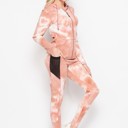  Tie Dye Active Jacket / Leggings Set w/ Pocket