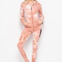  Tie Dye Active Jacket / Leggings Set w/ Pocket