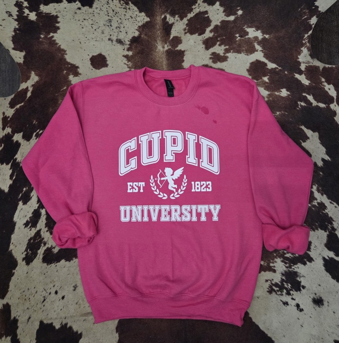 Cupid University Graphic Sweatshirt