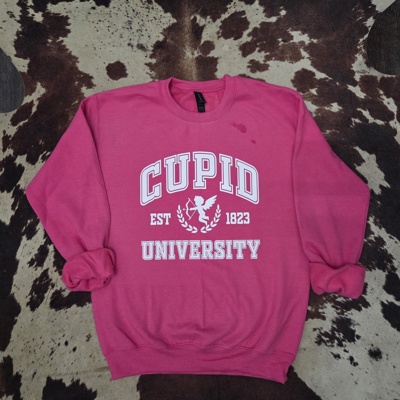 Cupid University Graphic Sweatshirt