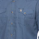  Rodeo Clothing Men's Print Long Sleeve Snap Shirt