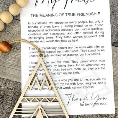 Wooden Ornaments and Car Charms with Meaning