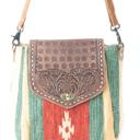 Embossed Scarlet Hand-Tooled Bag MYRA Handbags Duffels and Backpacks